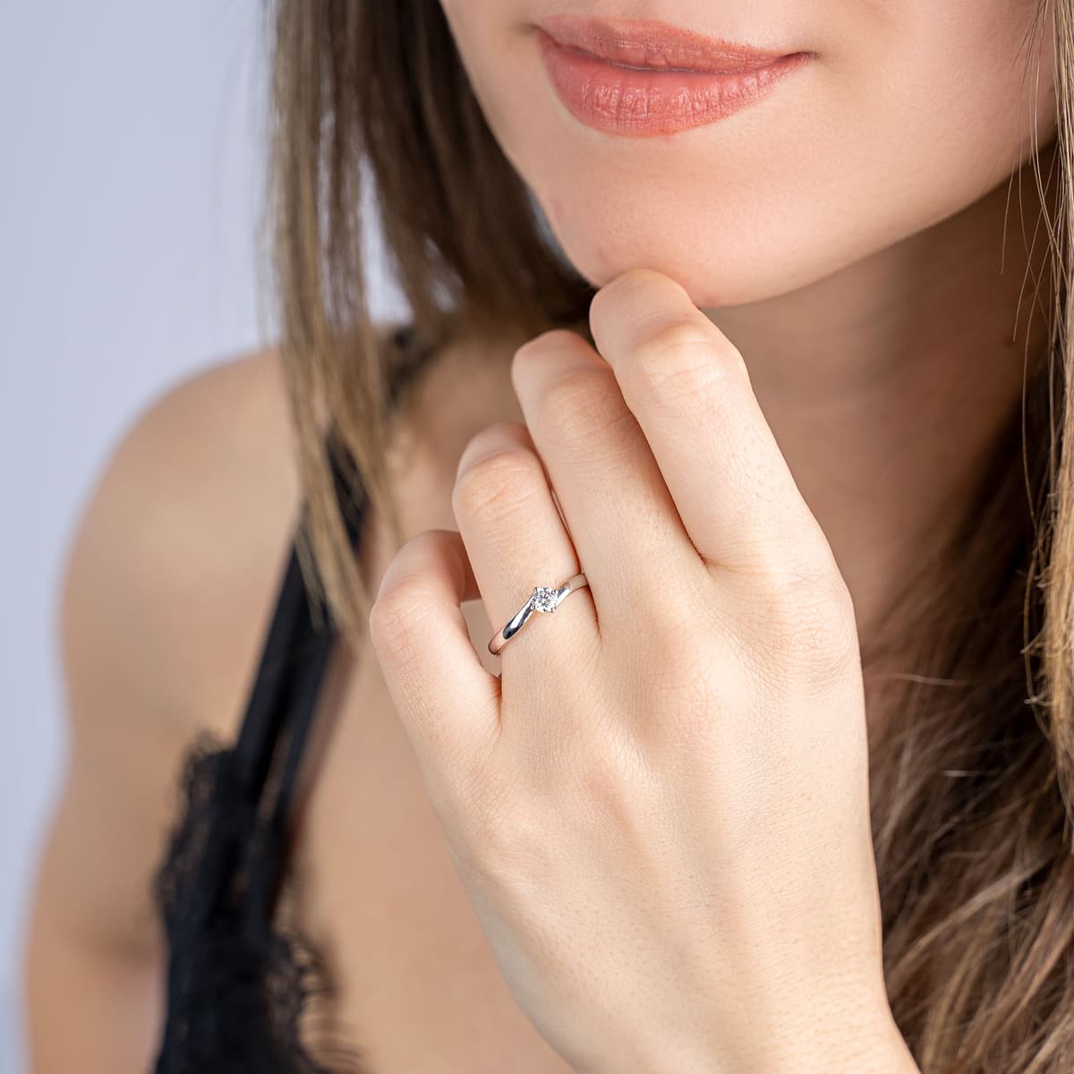 Women's Rings Diamond Group Silver