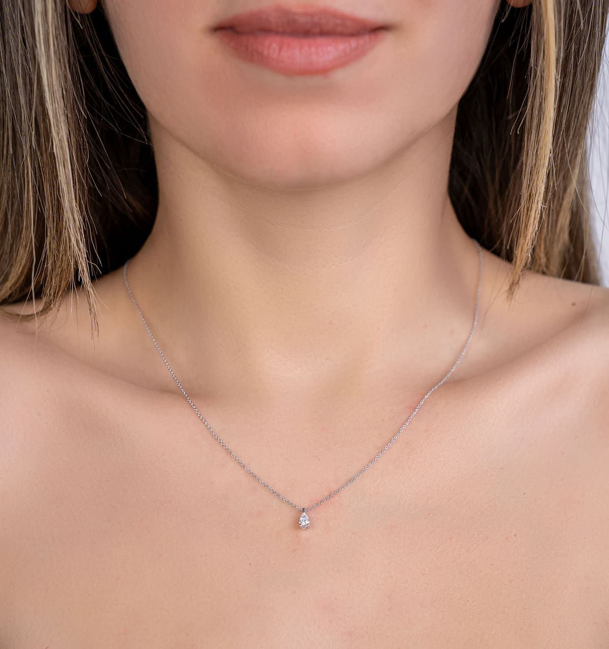 Women's Necklaces Diamond Group Silver