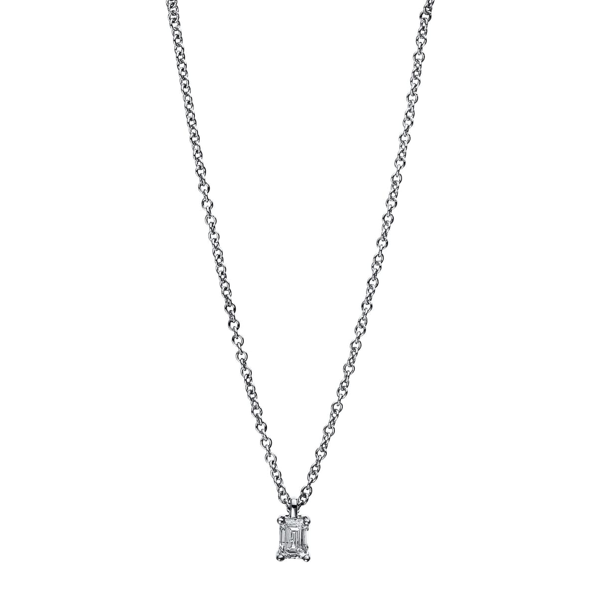Women's Necklaces Diamond Group Silver