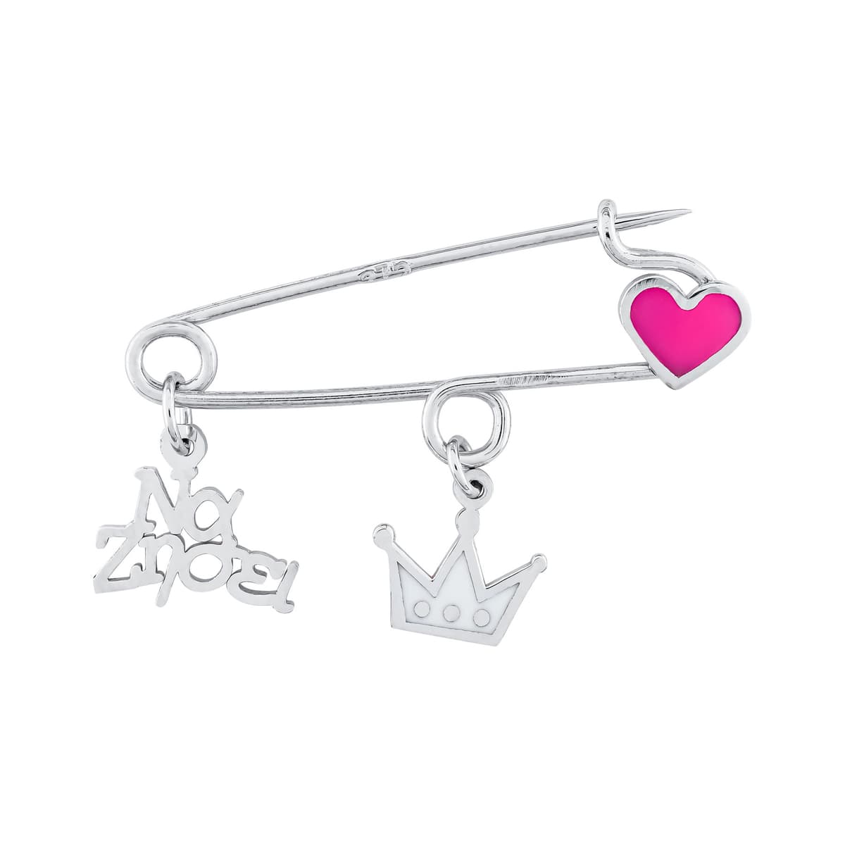 Παραμάνα Για Νεογέννητο Από Λευκό Χρυσό 9 Καρατίων PR117352