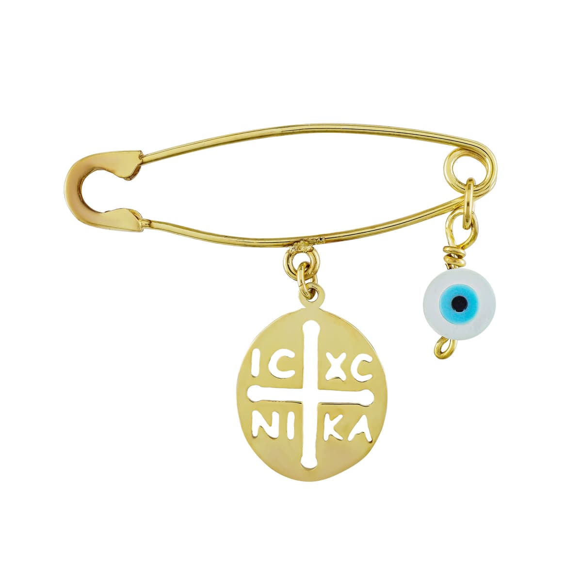 Παραμάνα Για Νεογέννητο Από Κίτρινο Χρυσό 9 Καρατίων PR119502