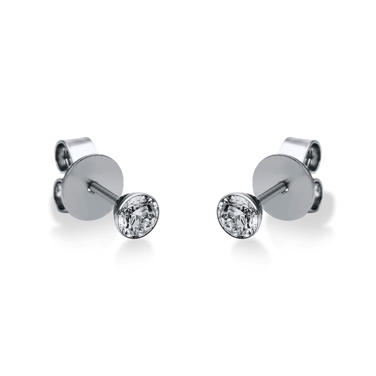Women's Earrings Diamond Group Silver