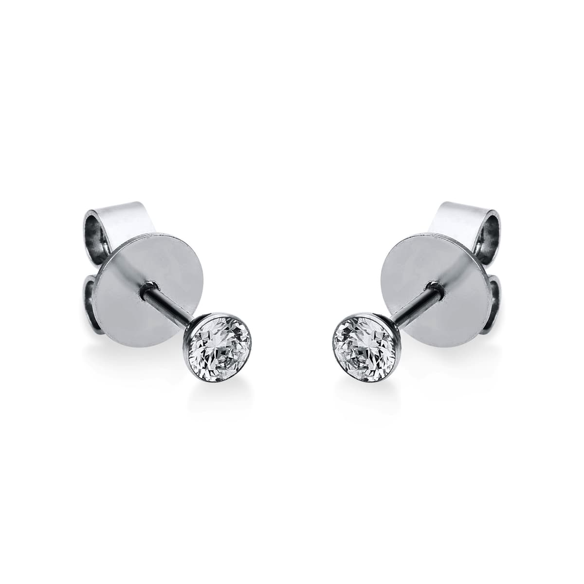 Women's Earrings Diamond Group Silver