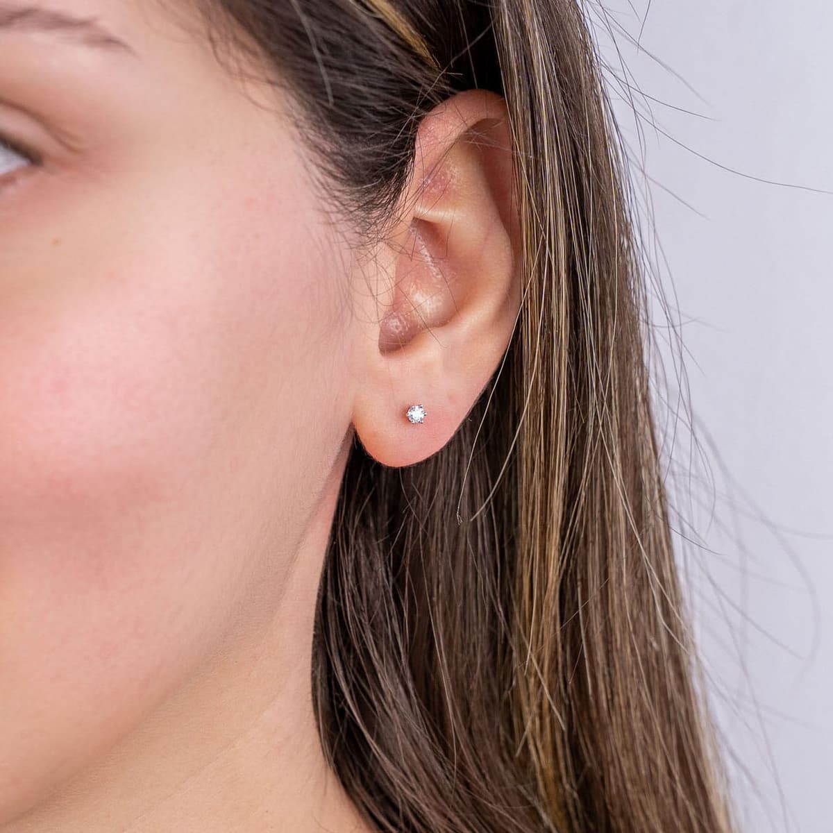 Women's Earrings Diamond Group Silver