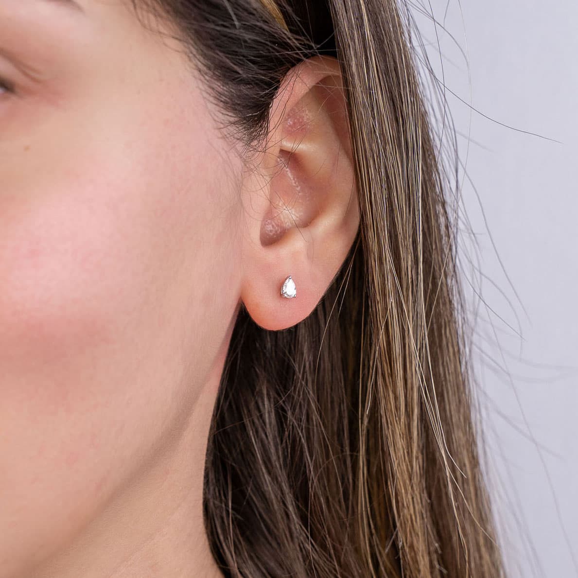 Women's Earrings Diamond Group Silver