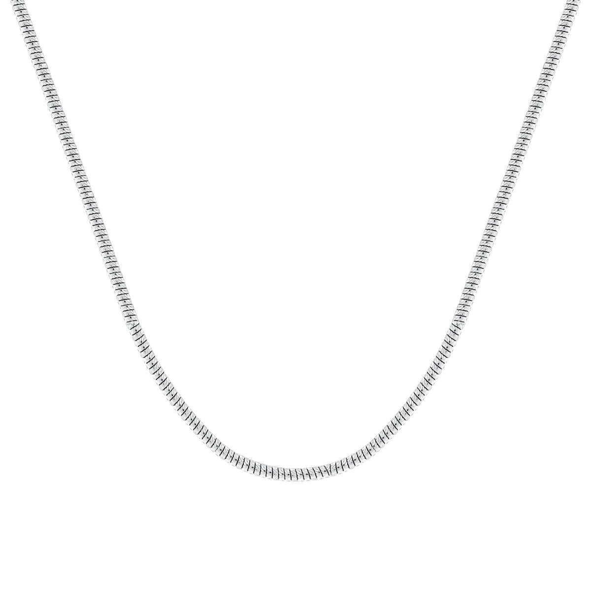 Κολιέ Αλυσίδα από Λευκό Χρυσό 14 Καρατίων KL1585