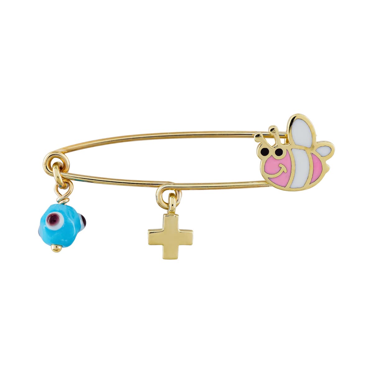 Παραμάνα Για Νεογέννητο Από Κίτρινο Χρυσό 14 Καρατίων PR584