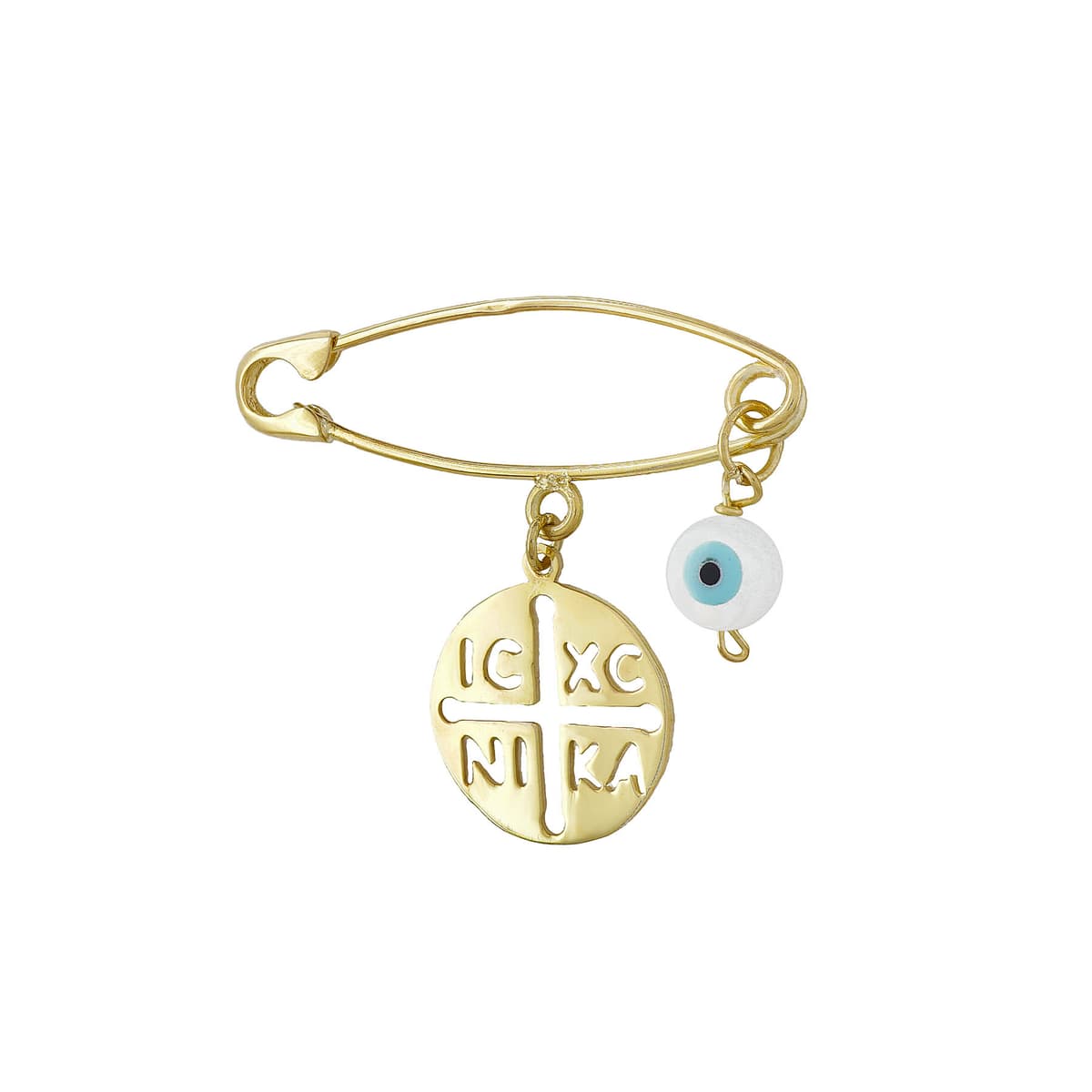 Παραμάνα Για Νεογέννητο Από Κίτρινο Χρυσό 9 Καρατίων PR600