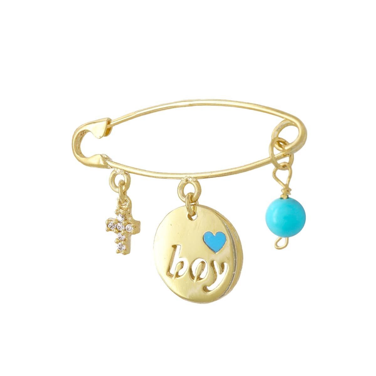 Παραμάνα Για Νεογέννητο Από Κίτρινο Χρυσό 14 Καρατίων PR615