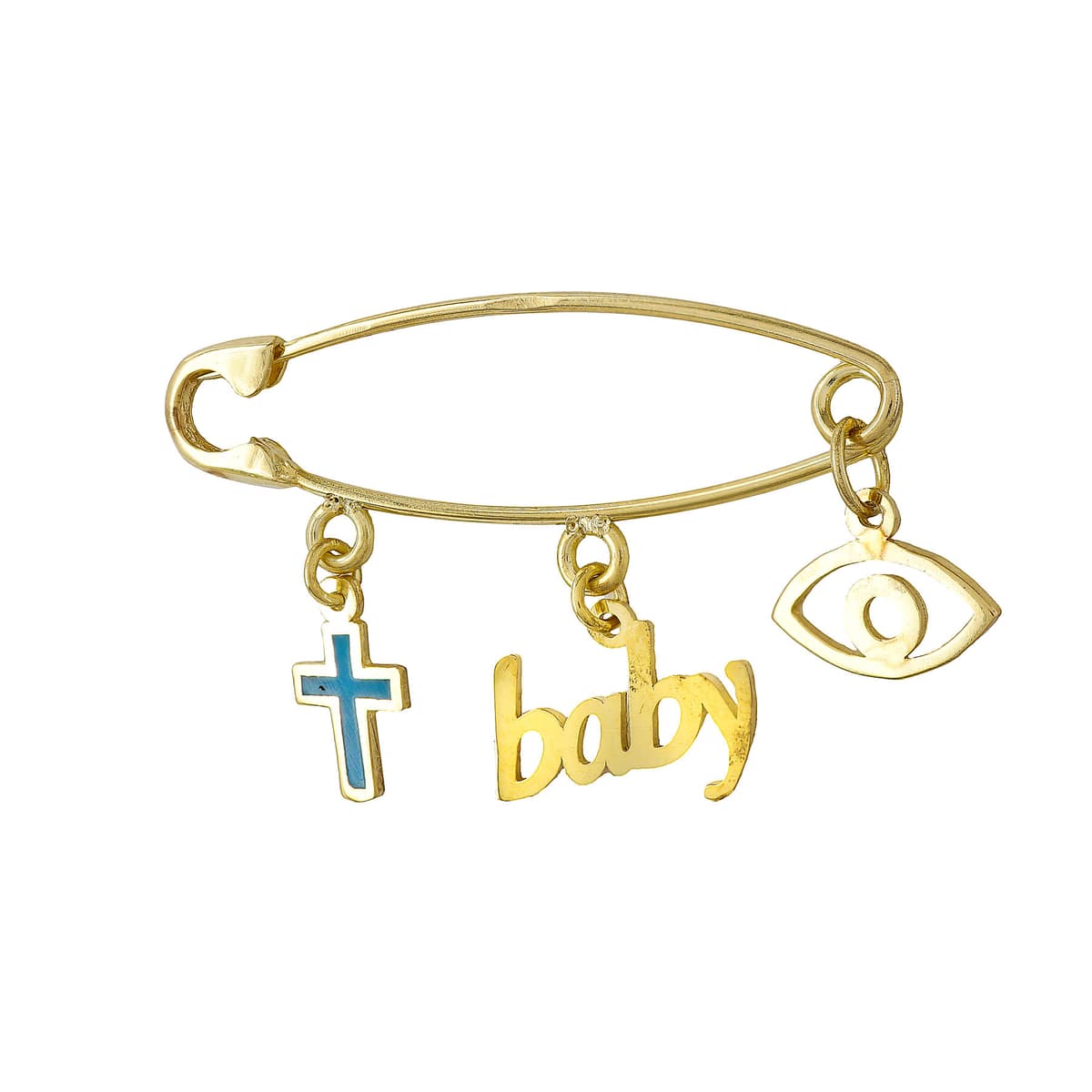 Παραμάνα Για Νεογέννητο Από Κίτρινο Χρυσό 14 Καρατίων PR618