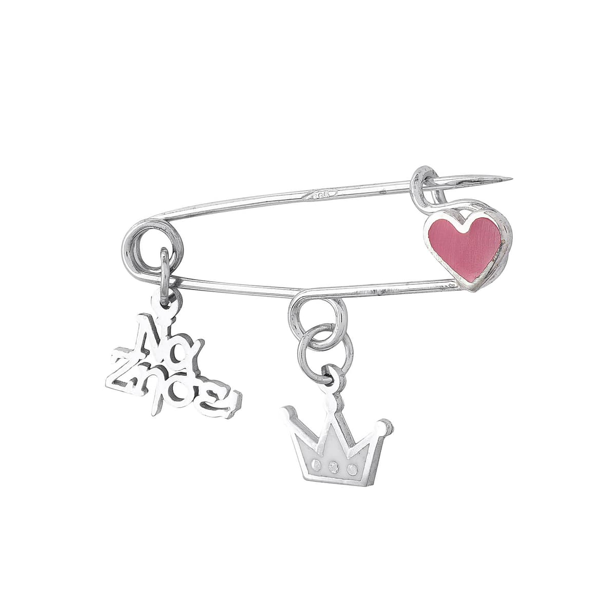 Παραμάνα Για Νεογέννητο Από Λευκό Χρυσό 14 Καρατίων PR622