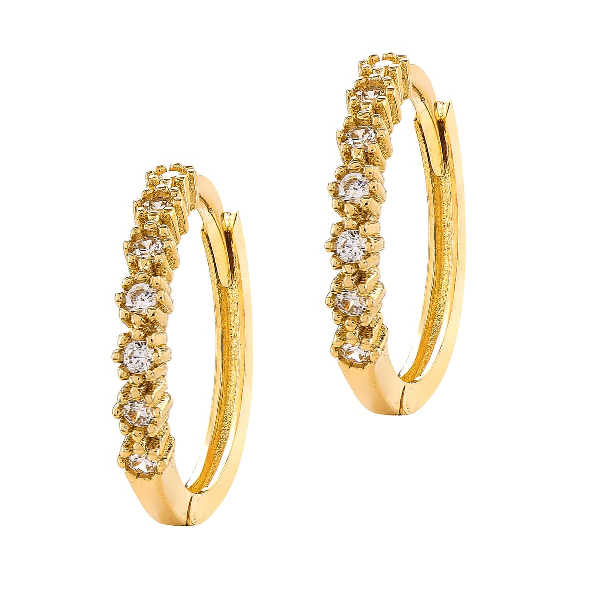 Women's Hoop Earrings Gofas Gold