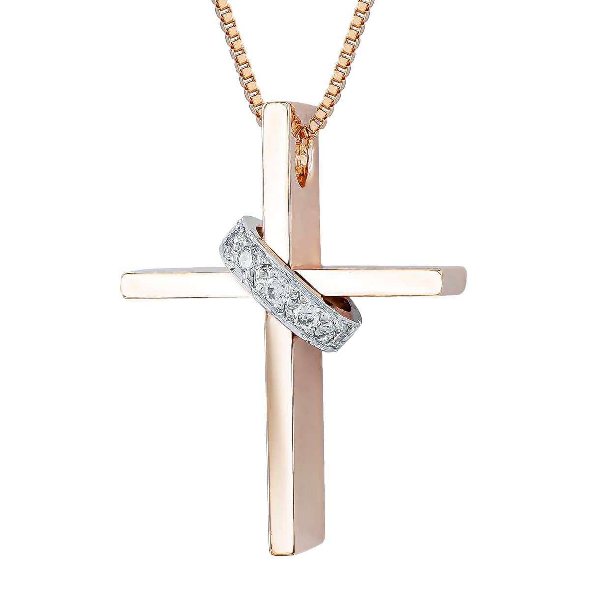 Girls' Baptism Crosses Gofas Gold