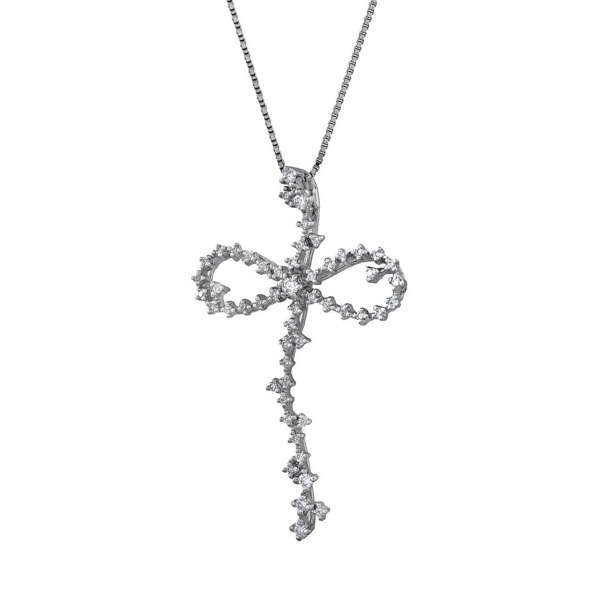 Girls' Baptism Crosses Gofas Silver