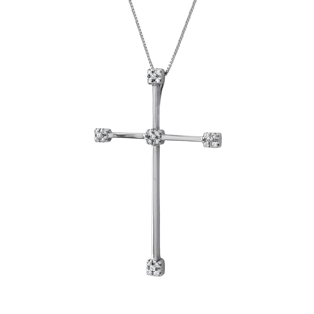 Girls' Baptism Crosses Gofas Silver