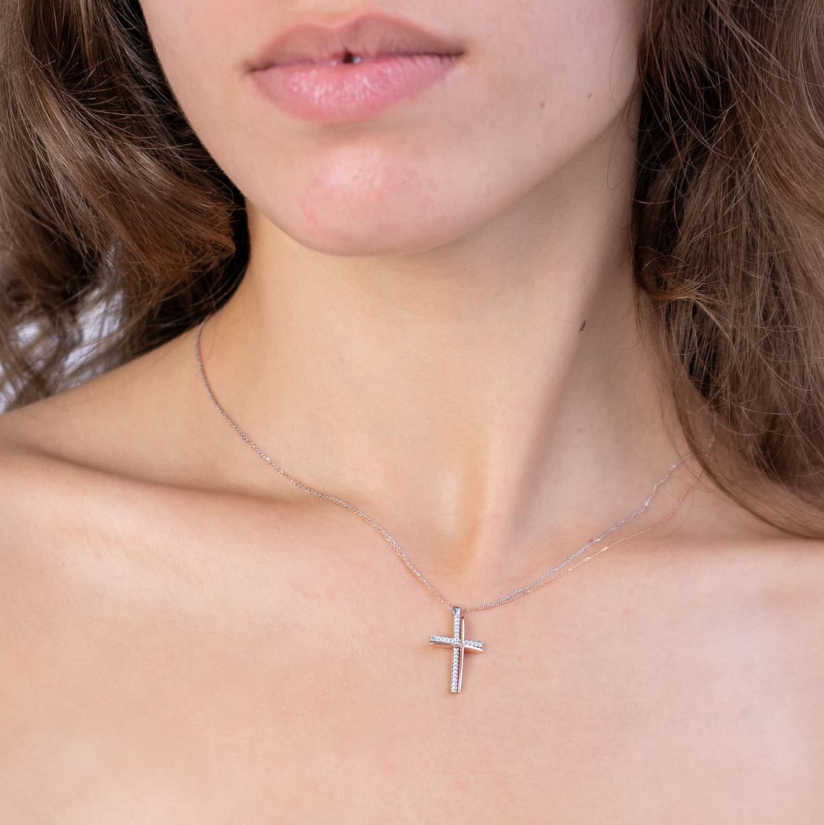 Girls' Baptism Crosses Gofas Gold