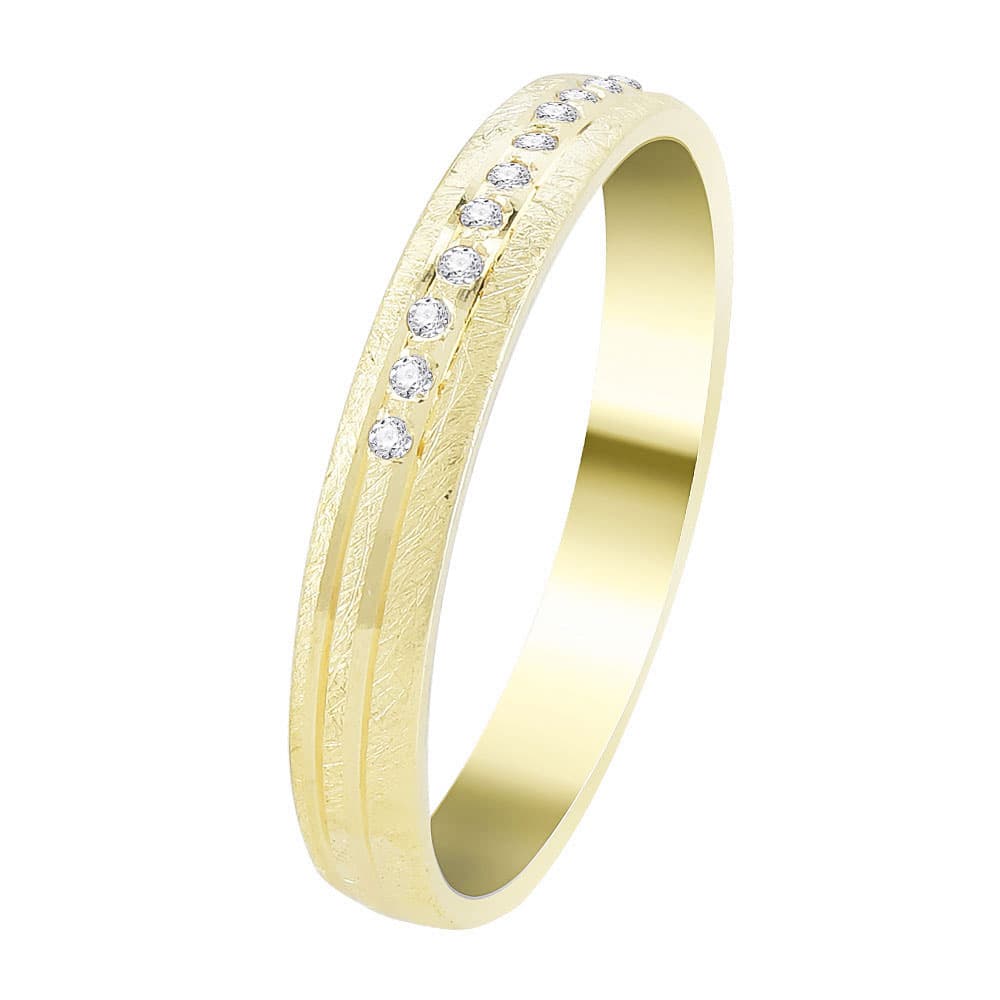 Women's Wedding Bands Gofas Gold