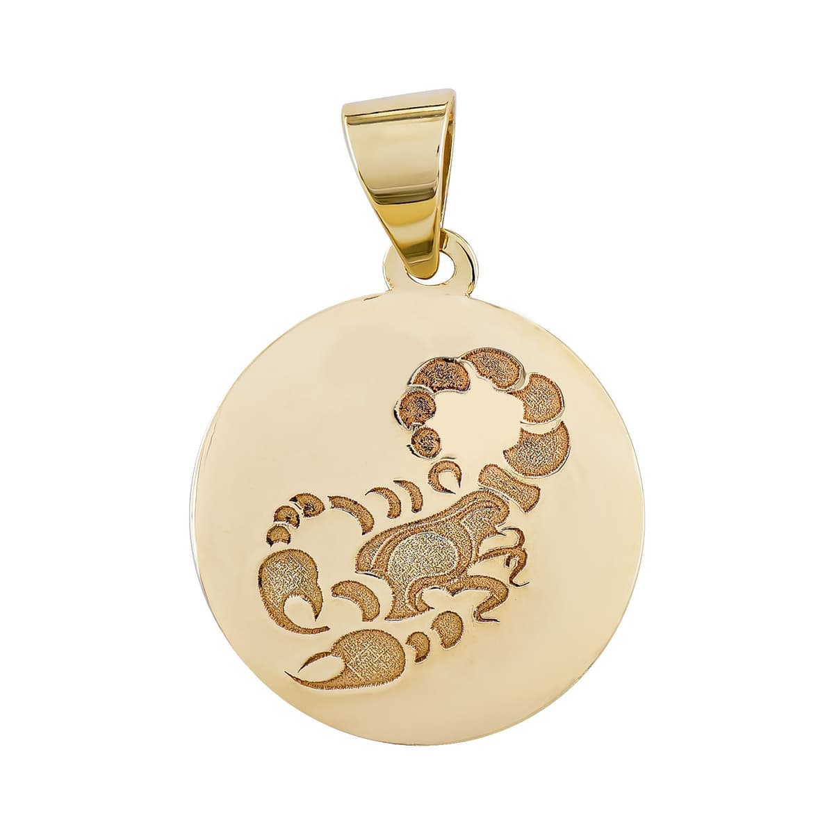 Ζώδιο Σκορπιός από Κίτρινο Xρυσό 14 Καρατίων ZD260