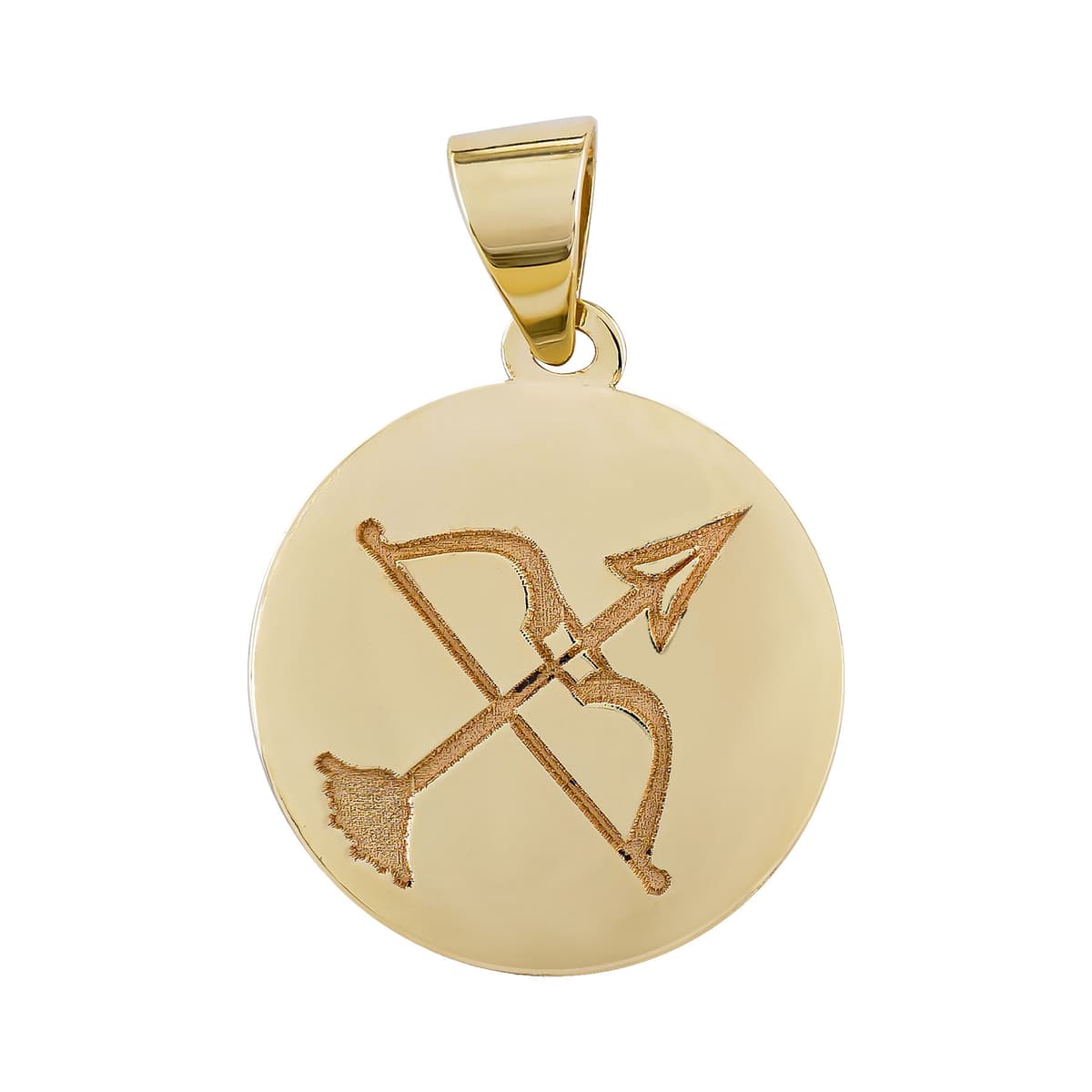 Ζώδιο Τοξότης από Κίτρινο χρυσό 14 Καρατίων ZD261