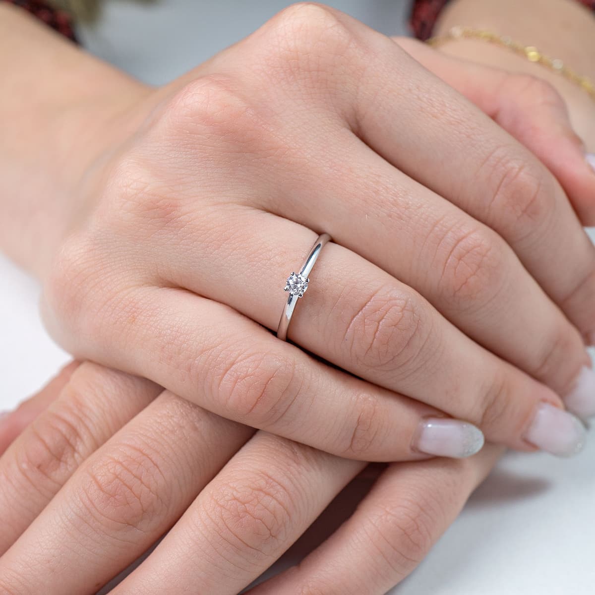 Women's Rings Diamond Group Silver