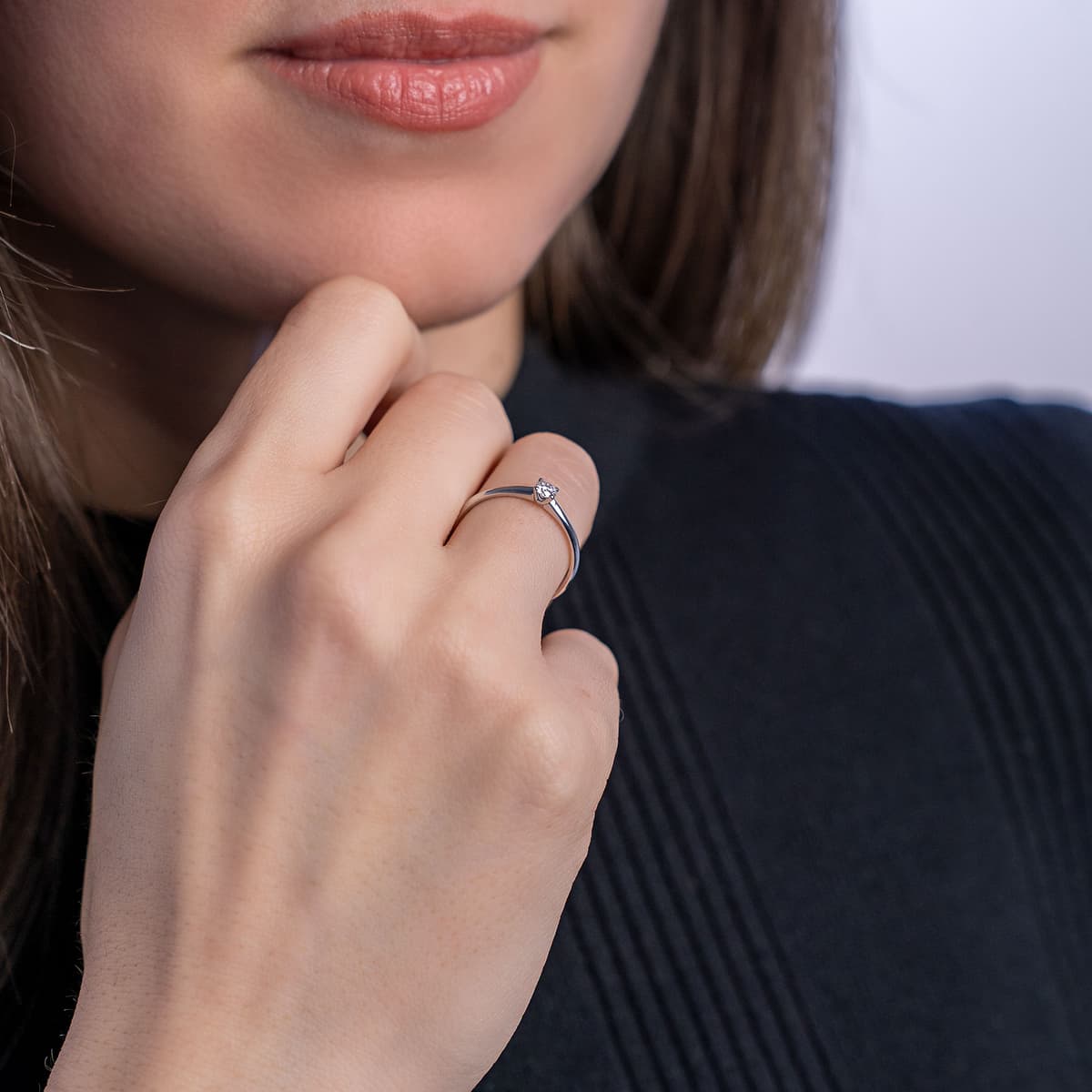 Women's Rings Diamond Group Silver