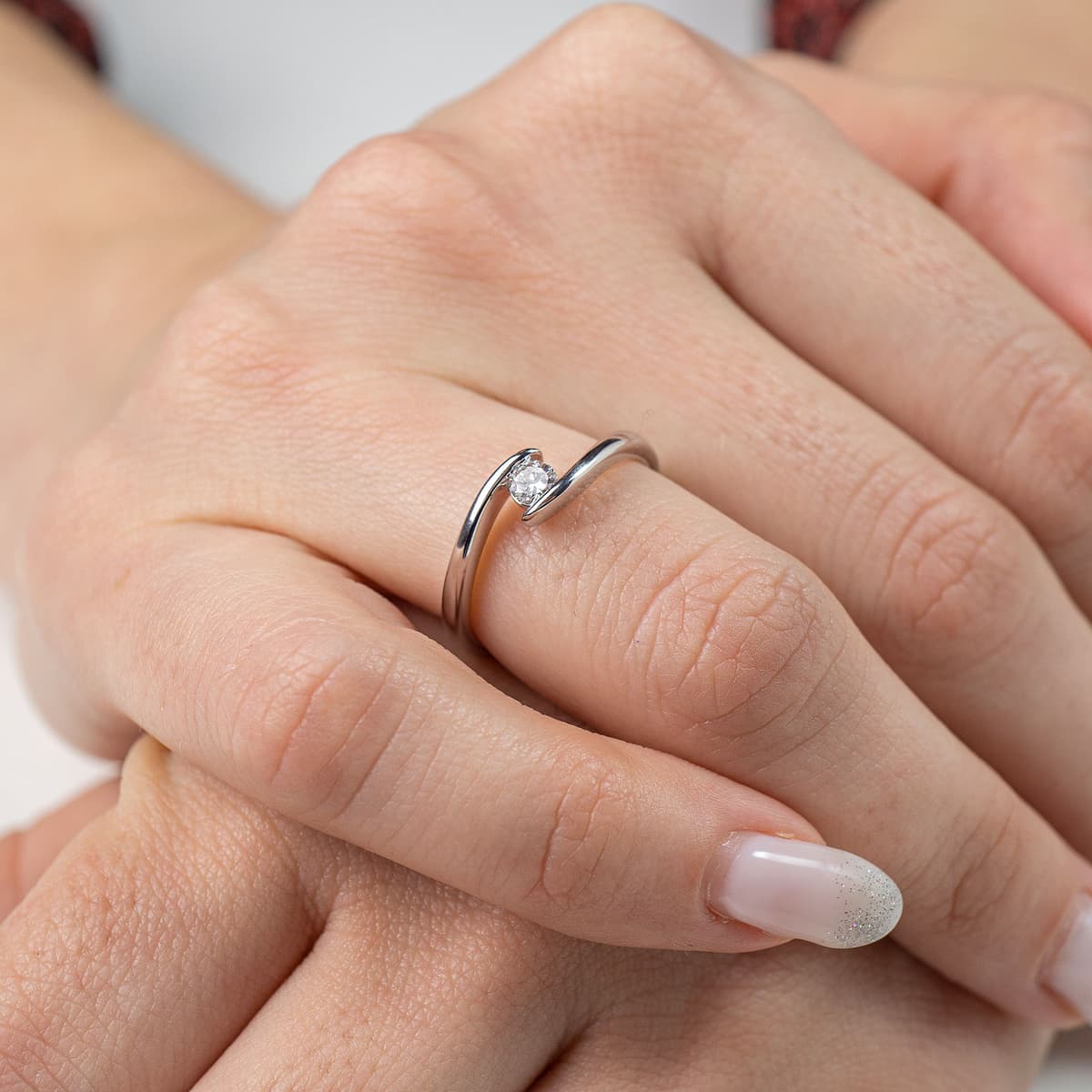 Women's Rings Diamond Group Silver