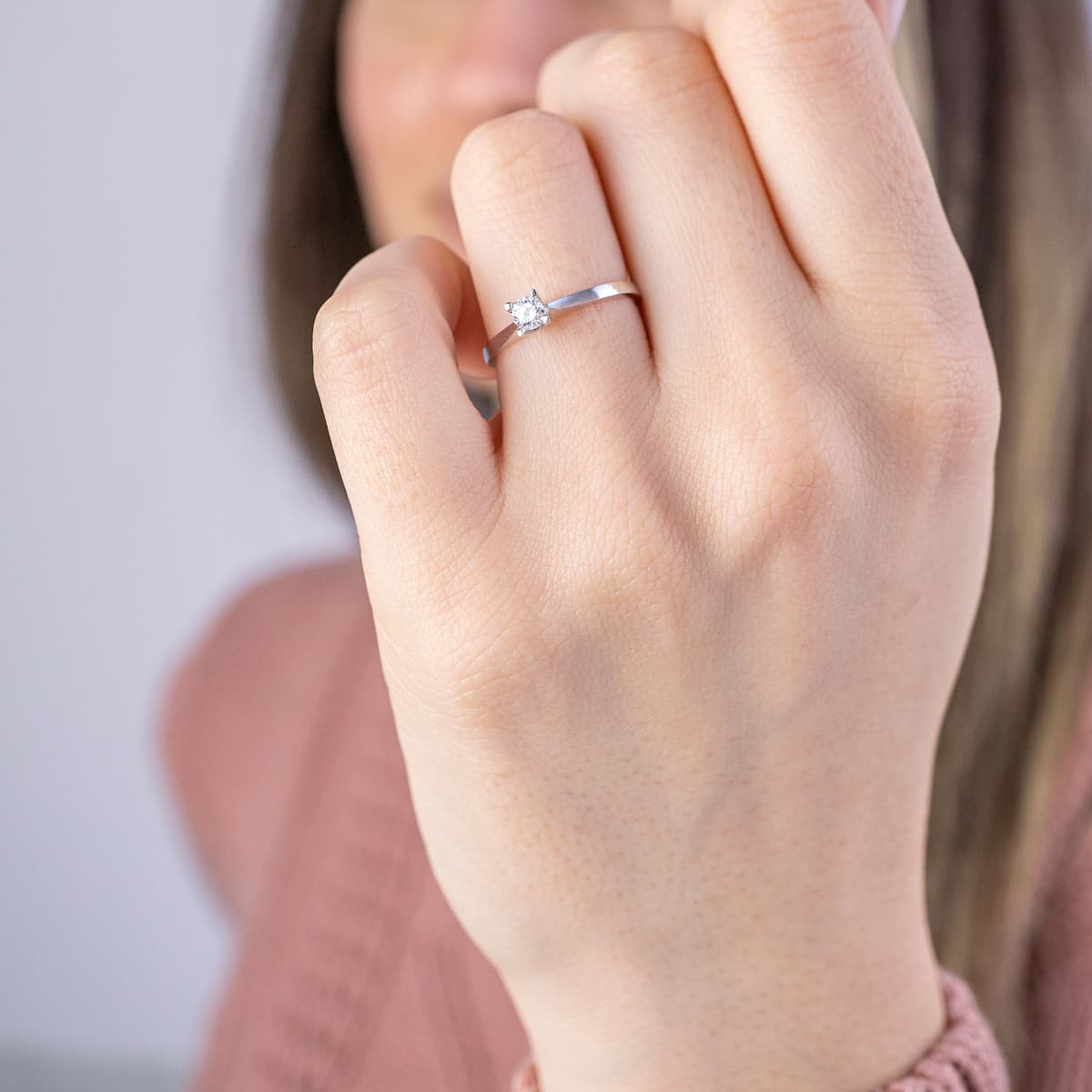 Women's Engagement Rings Gofas Silver