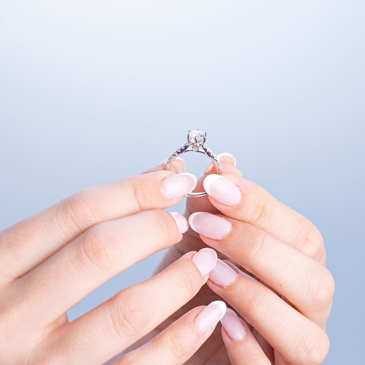 Women's Engagement Rings Gofas Silver