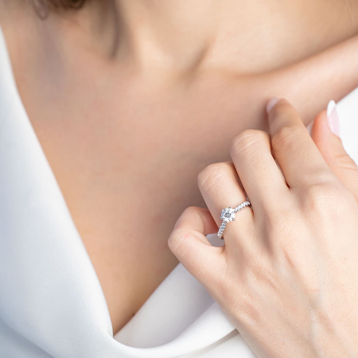 Women's Engagement Rings Gofas Silver