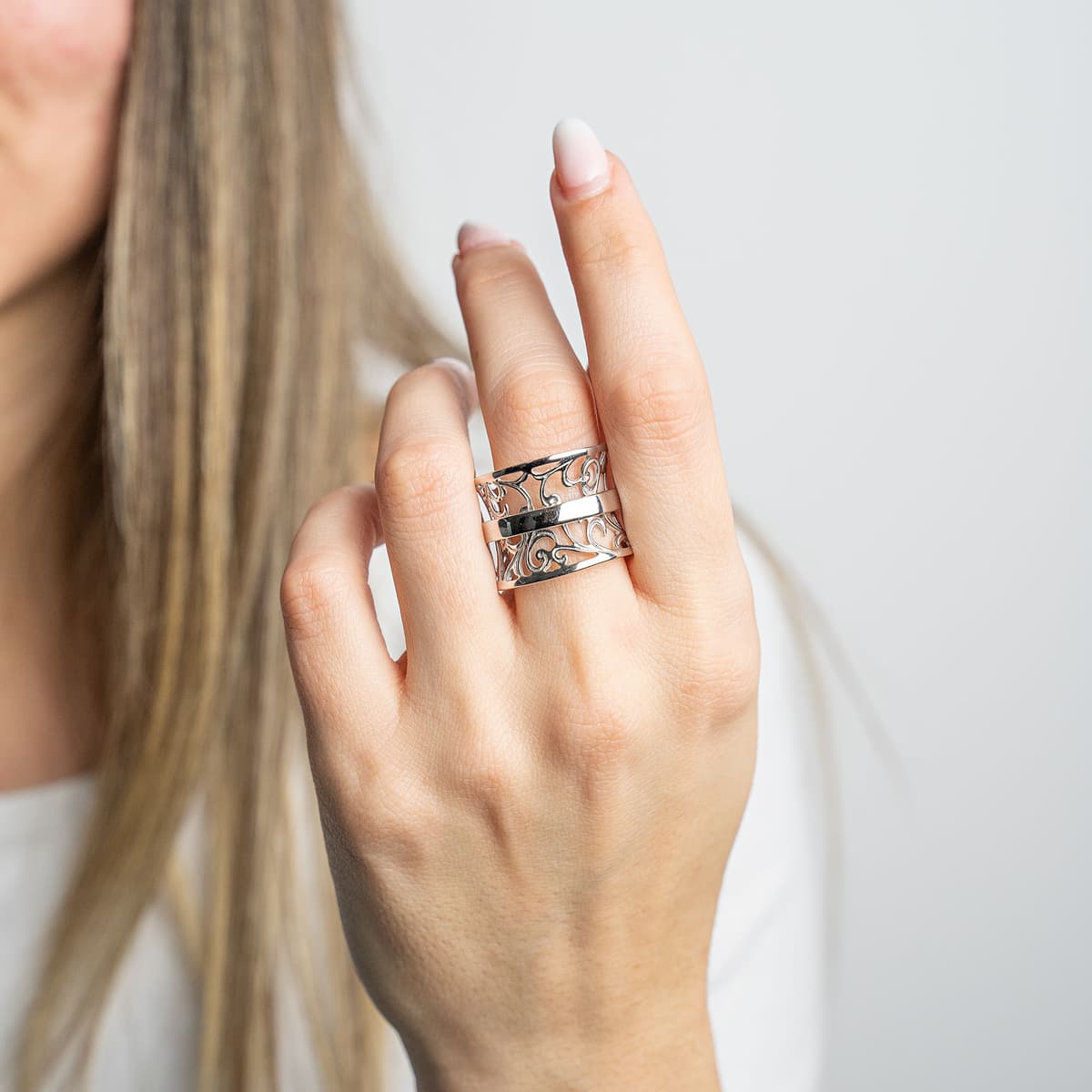 Women's Rings Gofas Silver