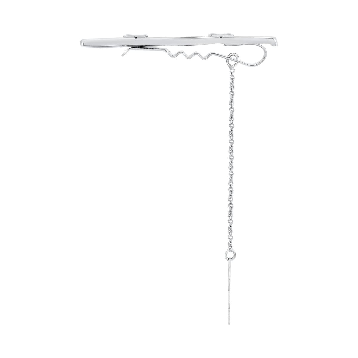 Men's Tie Clips Gofas Silver