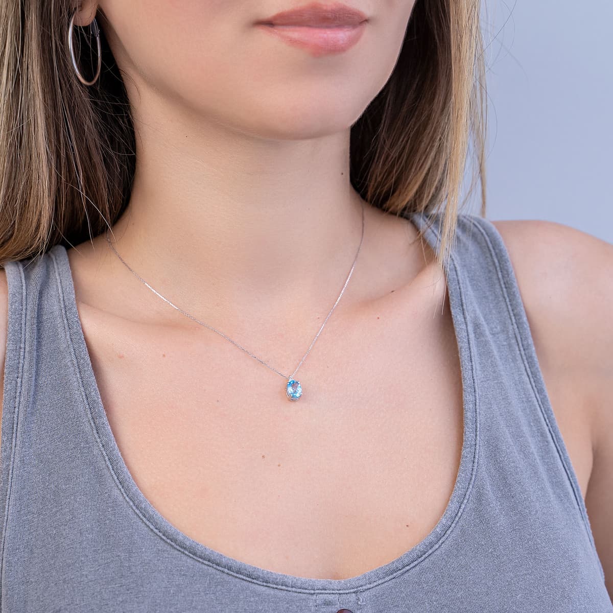 Women's Necklaces Diamond Group Silver