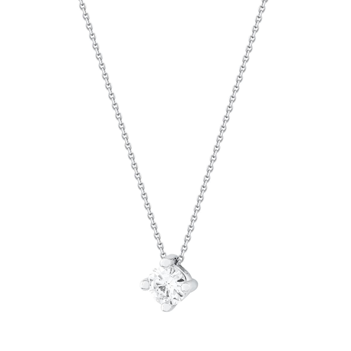 Women's Necklaces Diamond Group Silver