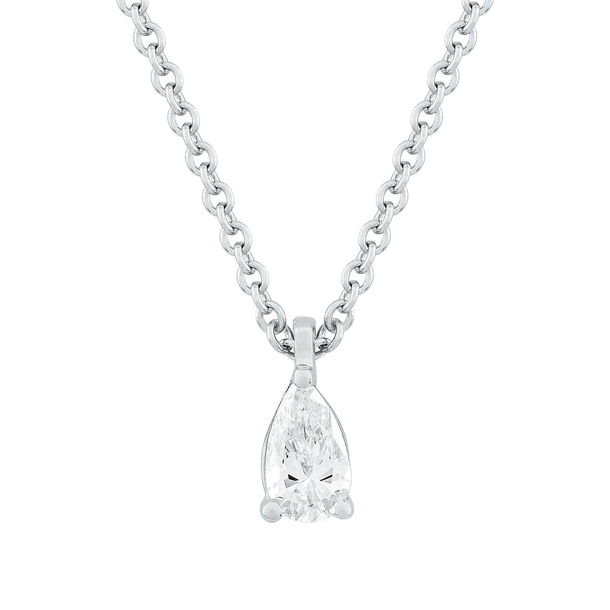 Women's Necklaces Diamond Group Silver