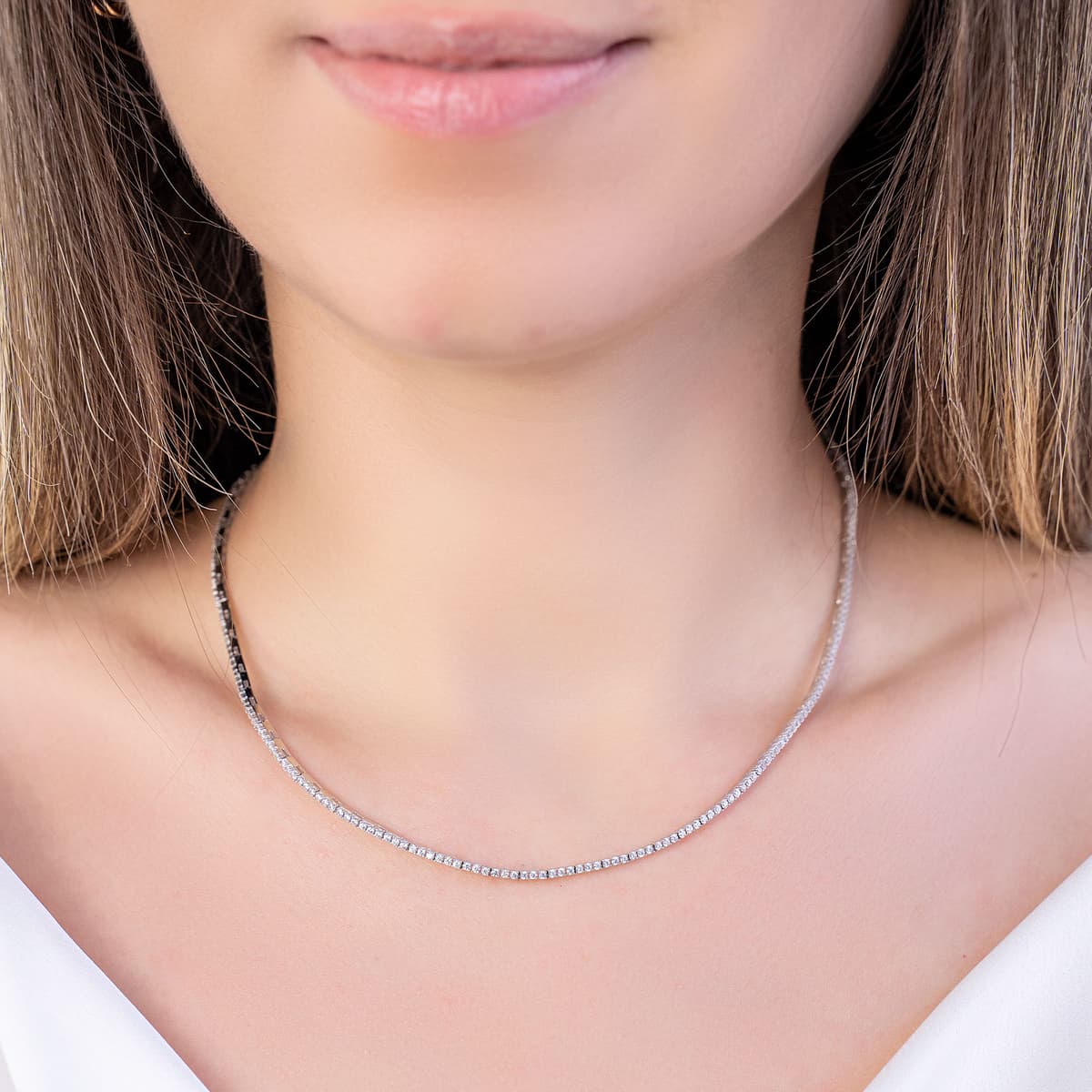 Women's Necklaces Gofas Silver
