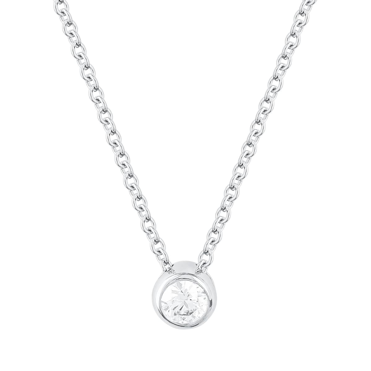 Women's Necklaces Diamond Group Silver
