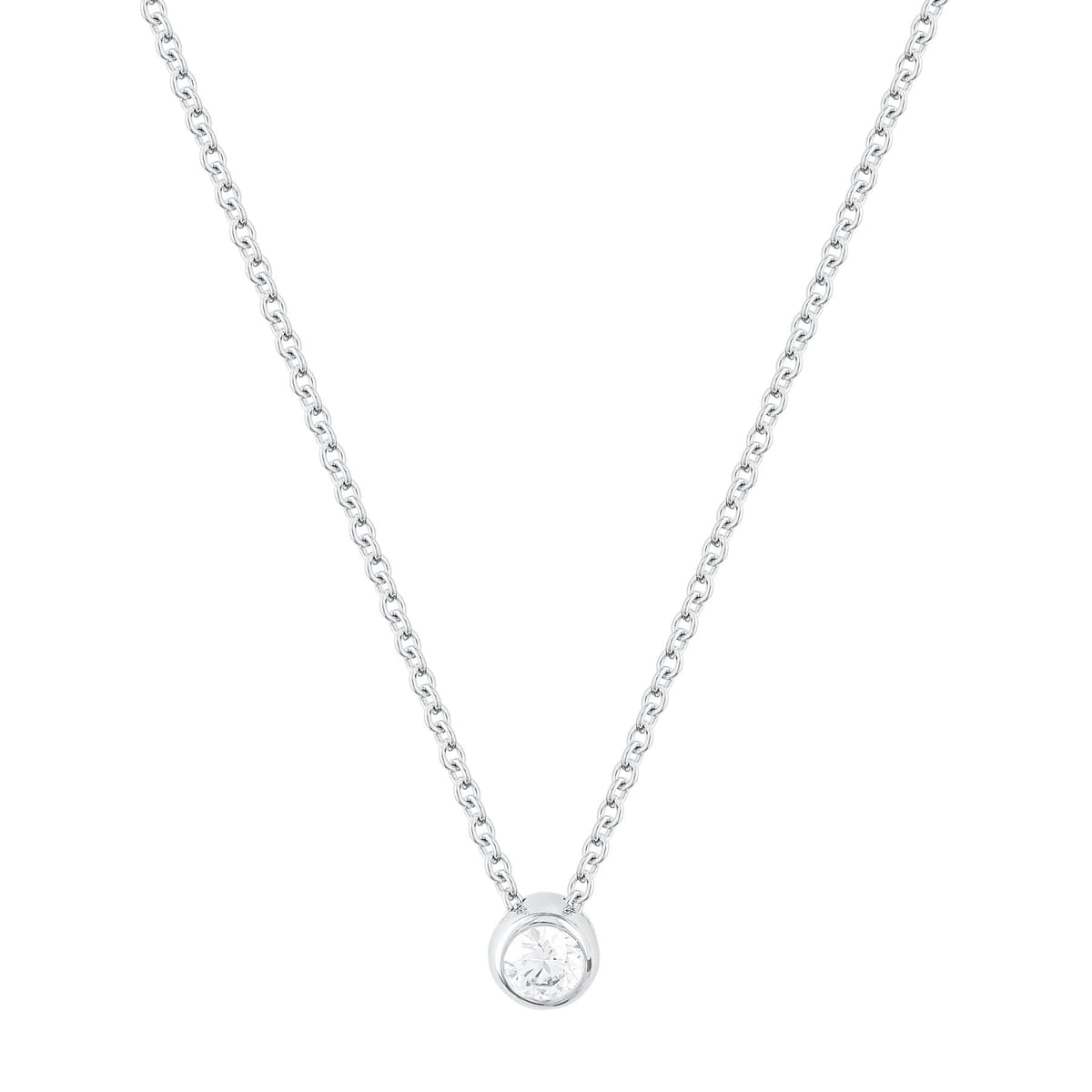Women's Necklaces Diamond Group Silver