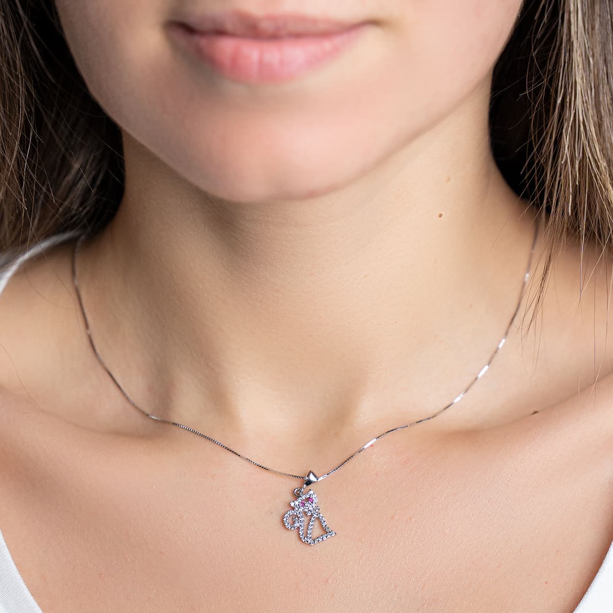 Women's Necklaces Gofas Silver