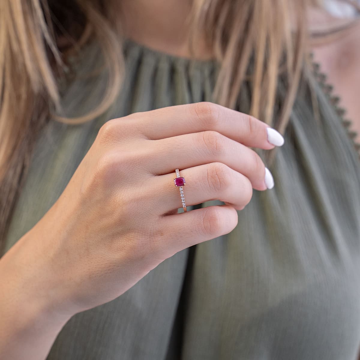 Women's Necklaces Gofas Rose Gold