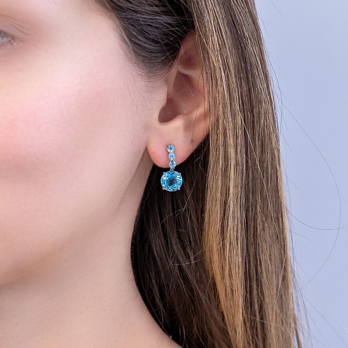 Women's Earrings Diamond Group Silver