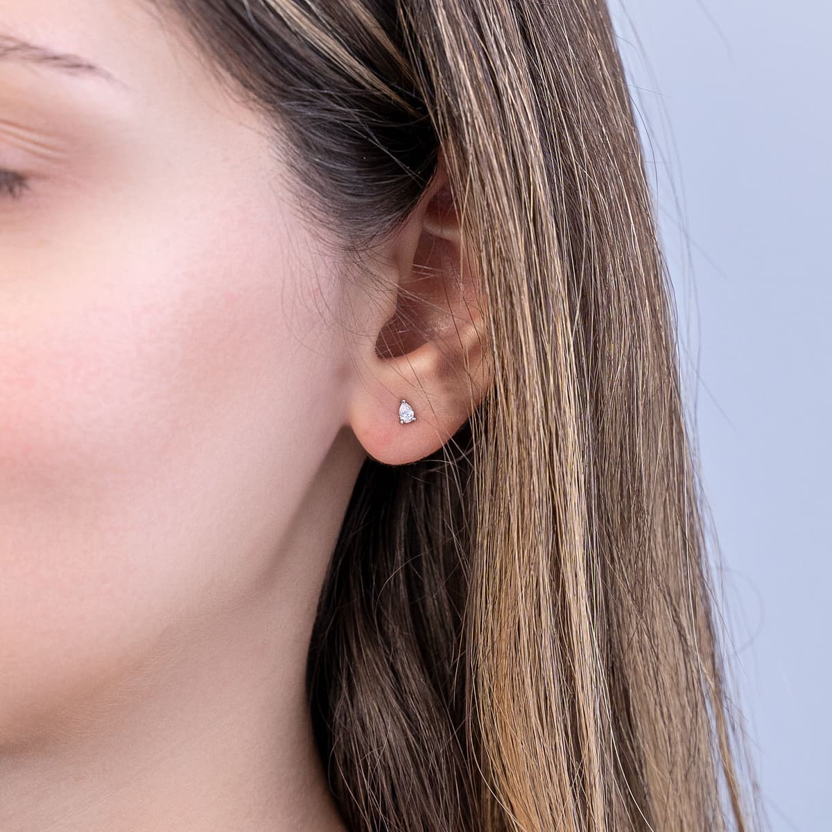 Women's Earrings Diamond Group Silver