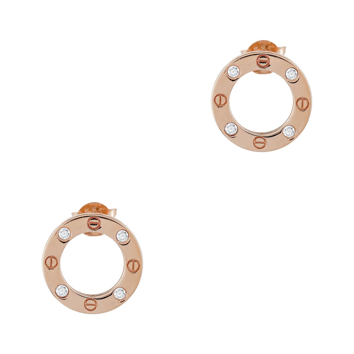 Women's Earrings Gofas Rose Gold
