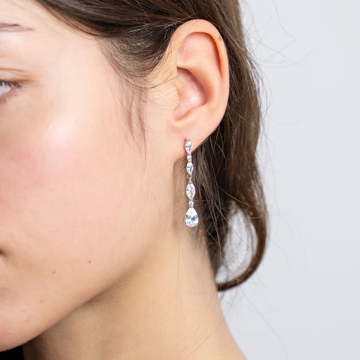 Women's Earrings LUXENTER Silver