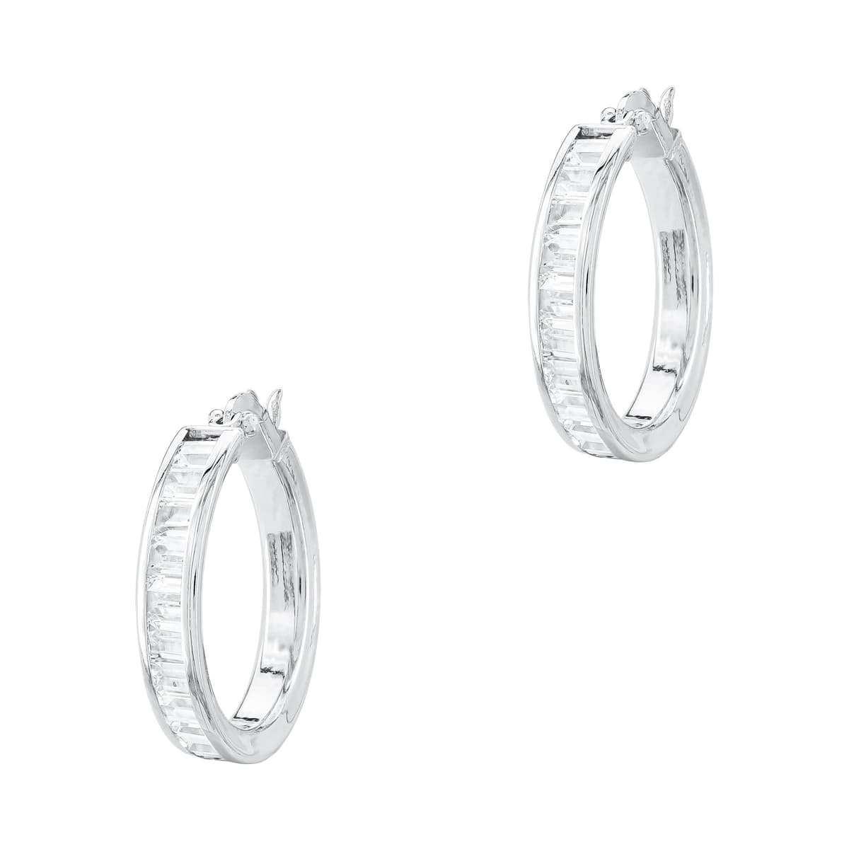 Women's Hoop Earrings Gofas Silver