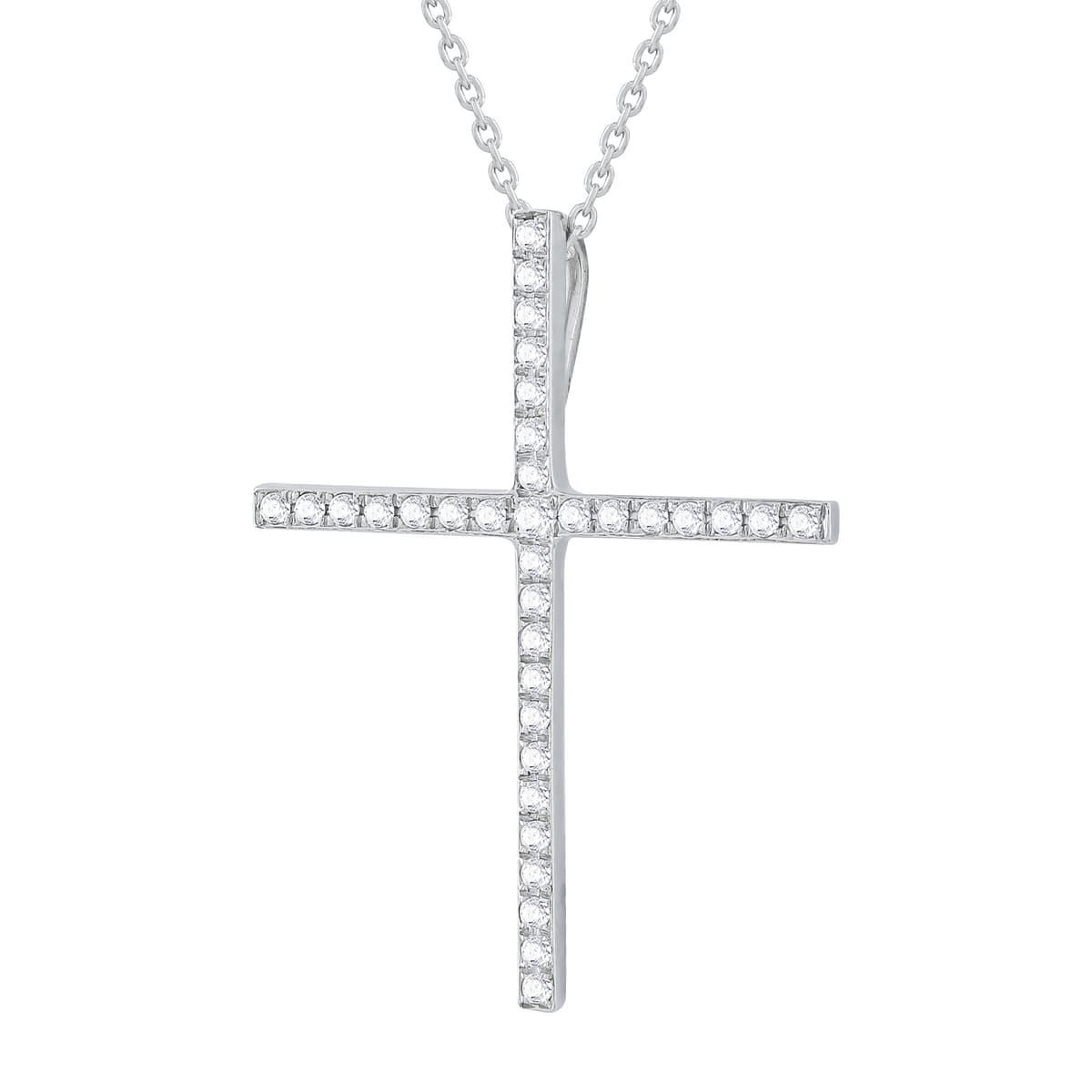 Girls' Baptism Crosses Gofas Silver