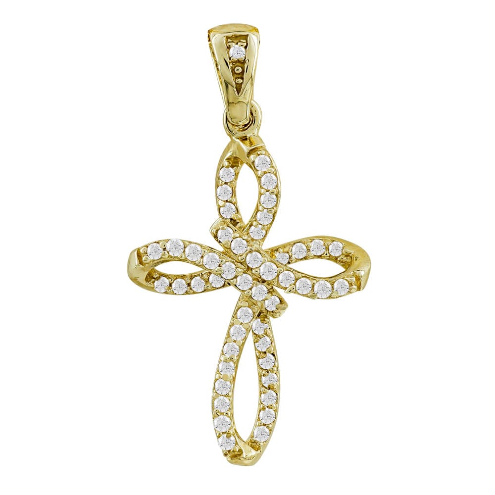 Girls' Baptism Crosses Gofas Gold