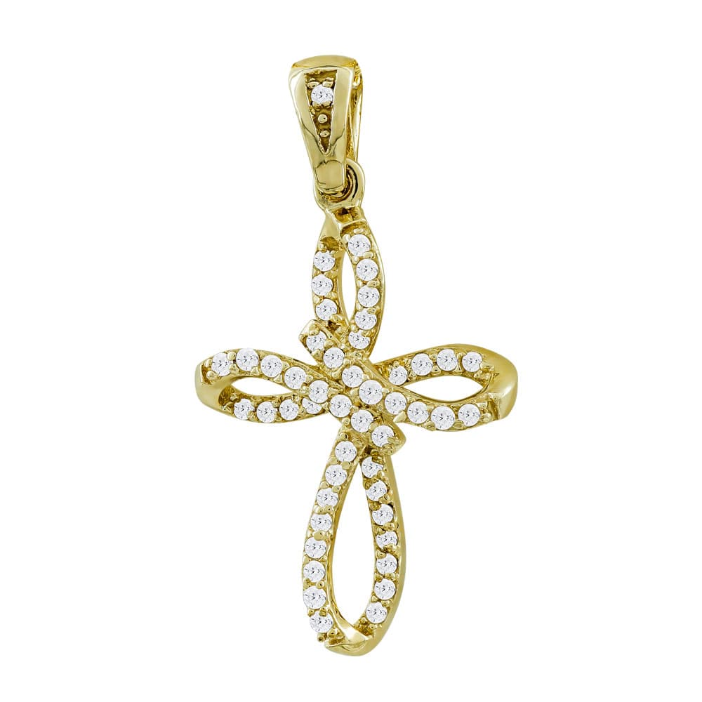 Girls' Baptism Crosses Gofas Gold