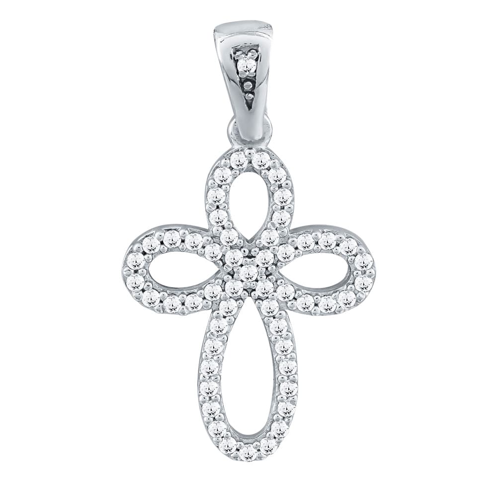 Girls' Baptism Crosses Gofas Silver