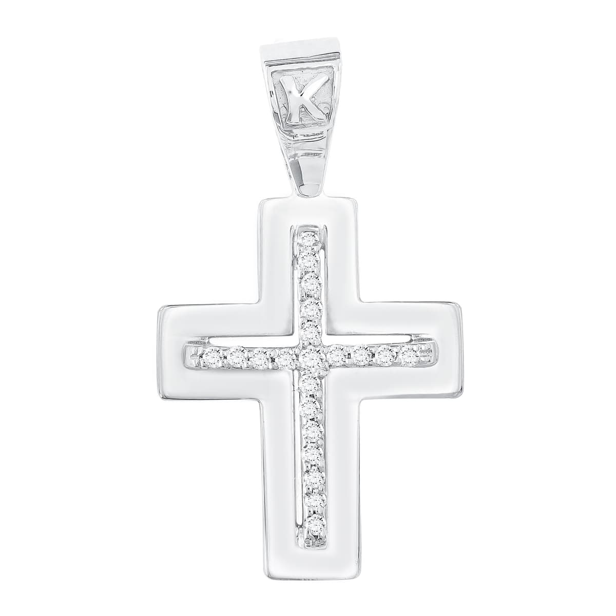 Girls' Baptism Crosses Gofas Silver