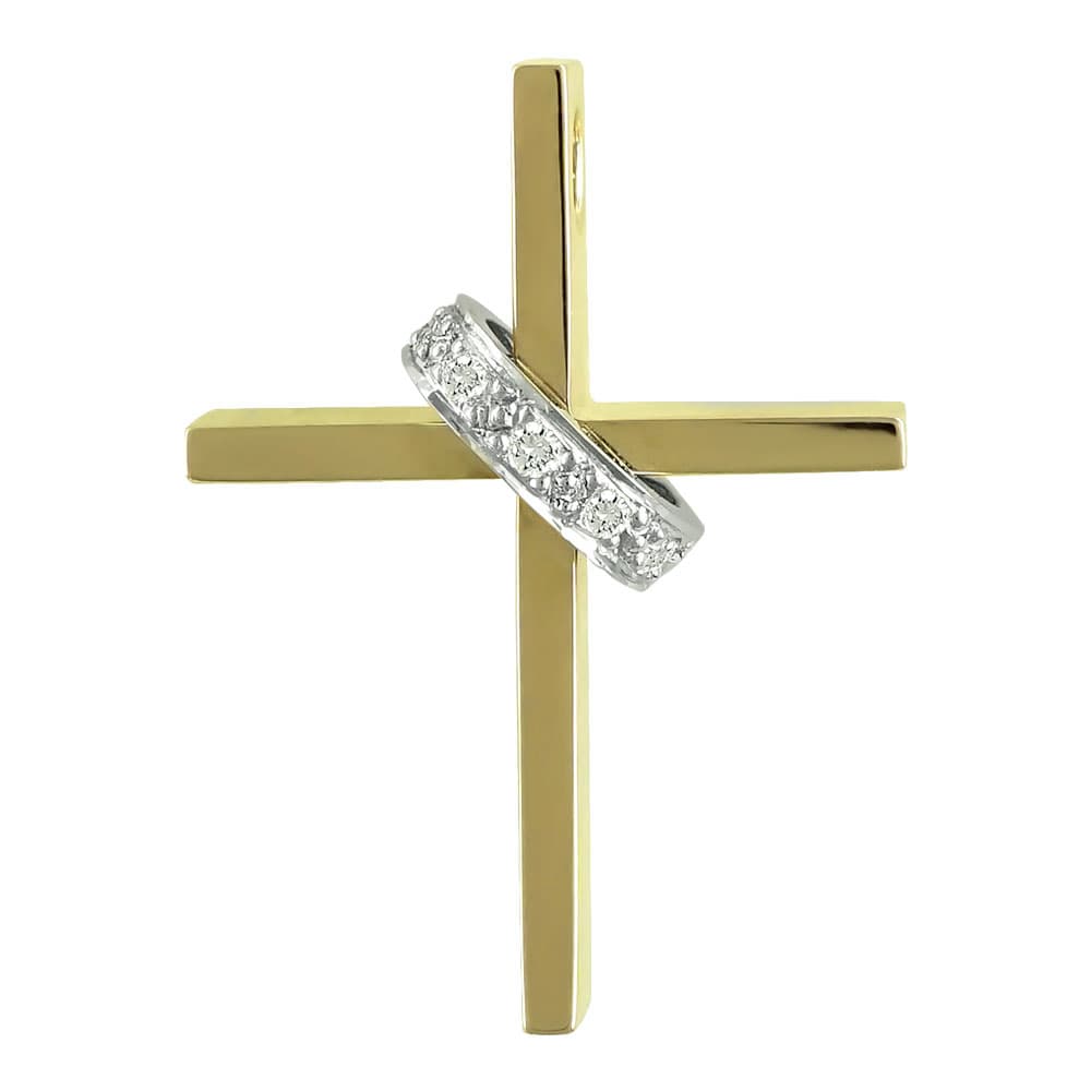 Girls' Baptism Crosses Gofas Gold